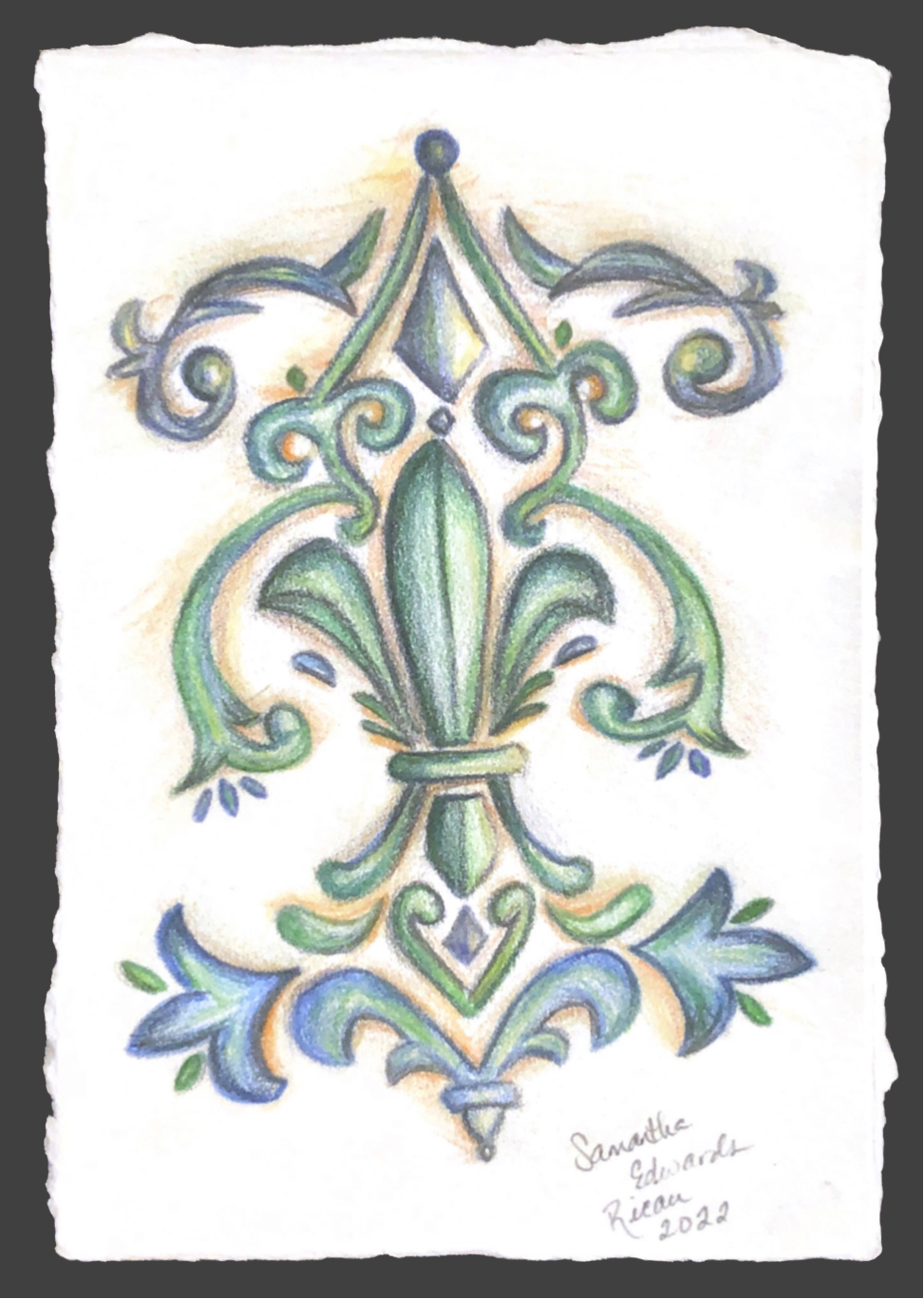 Fleur-De-Lis Belle Print